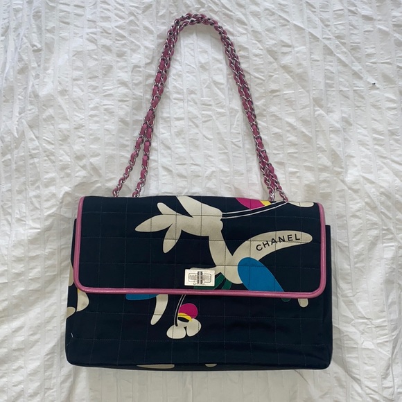 Chanel Jumbo Chocolate Bar Flap Bag - Picture 1 of 12